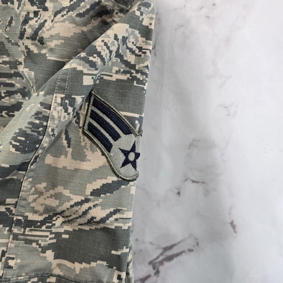 Military Jacket 36L Small Medium Digital Camo Desert Top Shirt Air Force Assault - Picture 8 of 13
